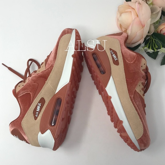 NWT Nike Air Max 90 LuX Dusty Peach🍑W AUTHENTIC - Picture 7 of 8